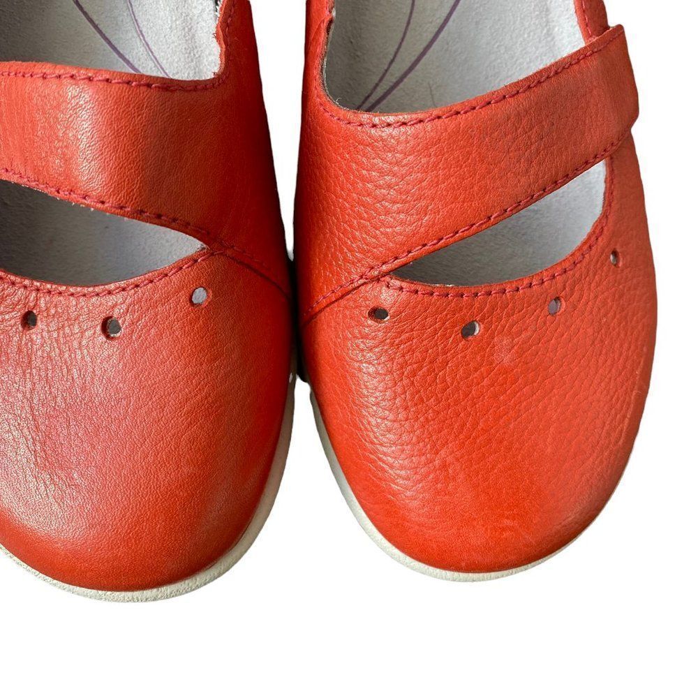 Sanita New Women's Red Leather Mary Jane size 36 - Picture 15 of 15